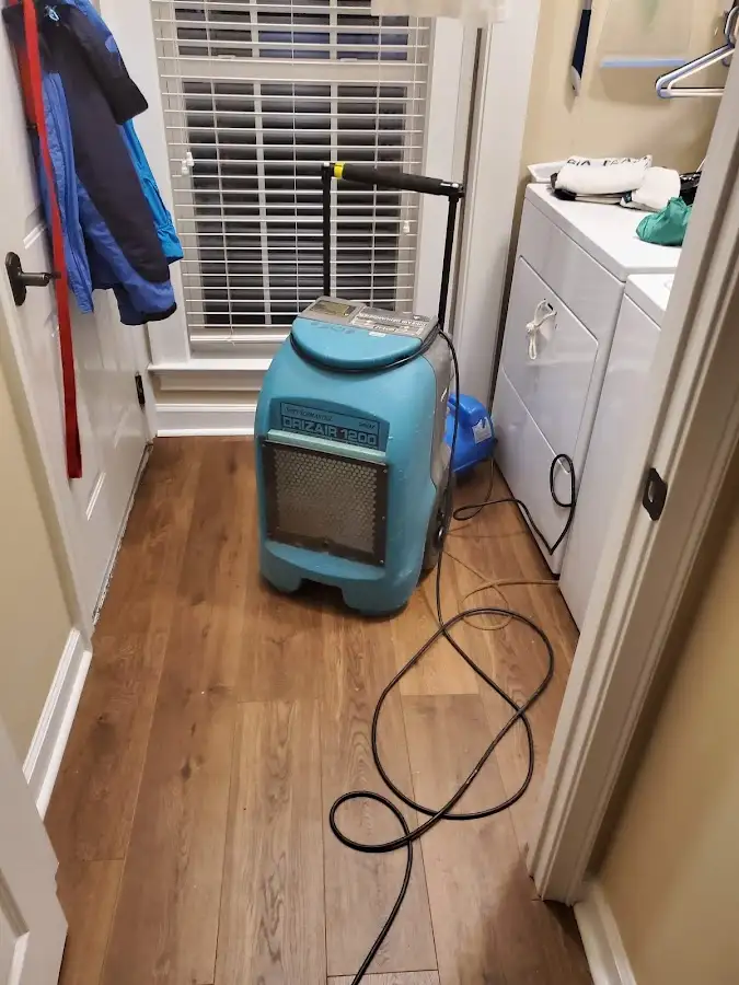 Commercial dehumidifier deployed for Flood Damage Cleanup in Cohoes